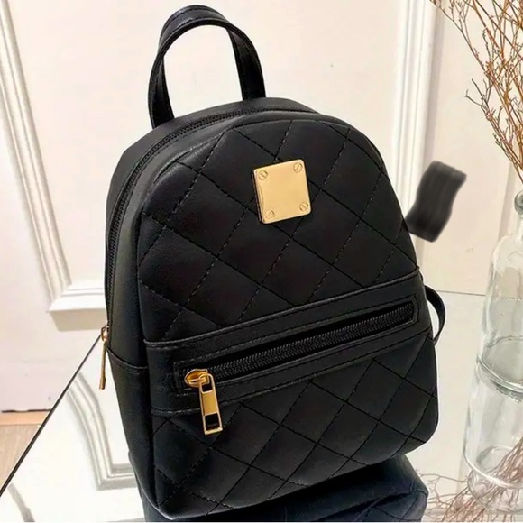 Handbags - Women's Small Fashion Faux Leather Backpack